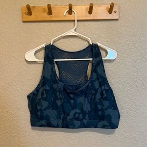 ZYIA Sports Bra - blue camo